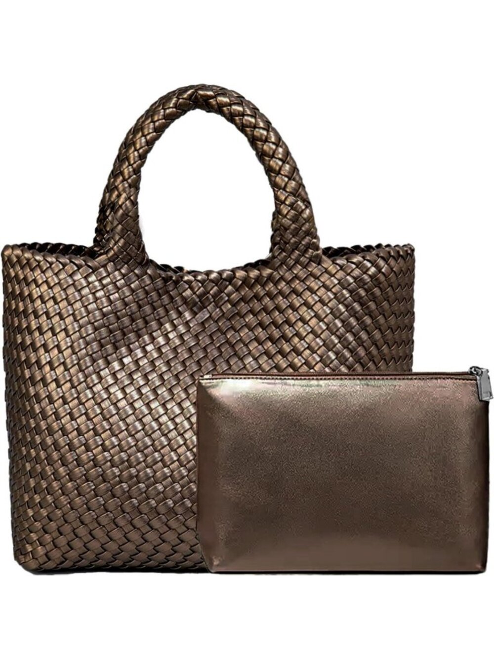 Stylish Woven Tote Bag for Women | Large Capacity Shopper & Travel Handbag
